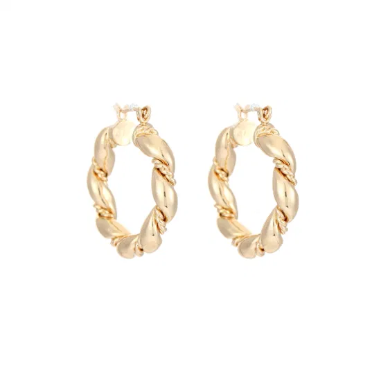Bijoux mode cercle en laiton boucles d'oreilles délicates pour les femmes dernière conception bijoux boucles d'oreilles en or