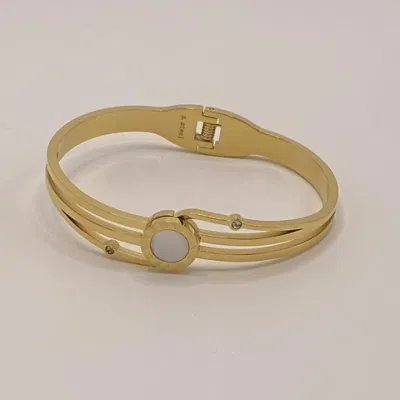Bracelet en acier inoxydable d'or de bracelet de chiffre romain de bracelets de bijoux d'OEM