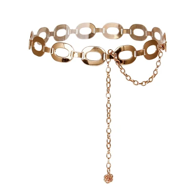Perles en alliage de cuivre plaqué or pour femmes, bijoux de corps Sexy, chaînes de taille, chaînes de ventre, offre spéciale, Bc22041