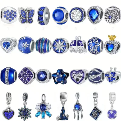 Perles métalliques colorées pendentifs en métal ensemble de bijoux à bricoler soi-même accessoire de bijoux à bricoler soi-même